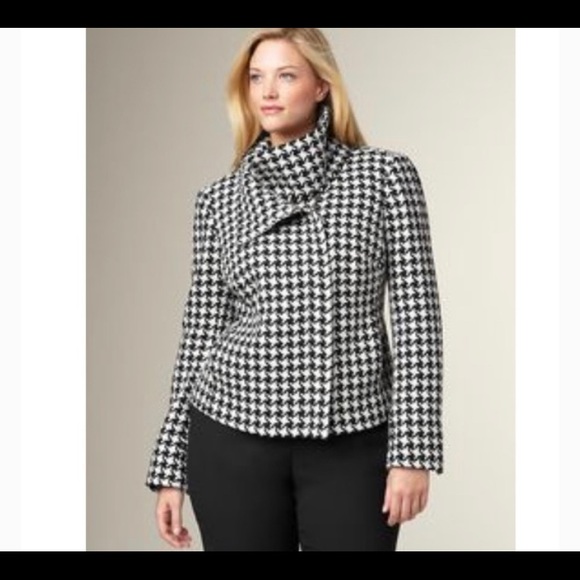 talbots houndstooth jacket